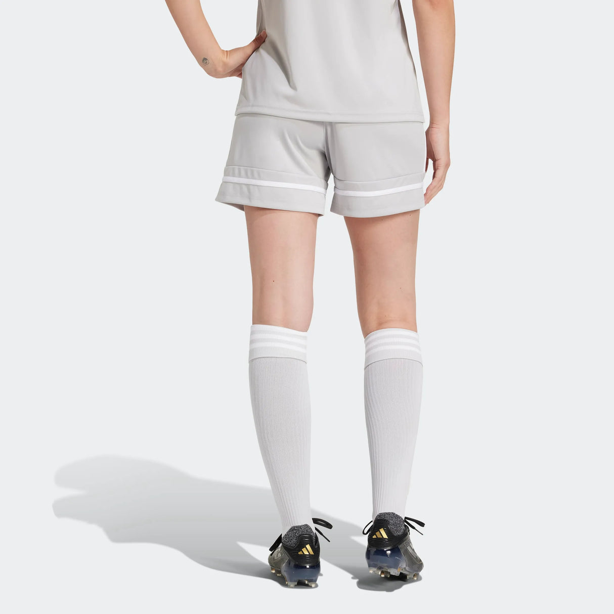 adidas Women's Squadra 25 Short - 5" Inseam Grey - 5