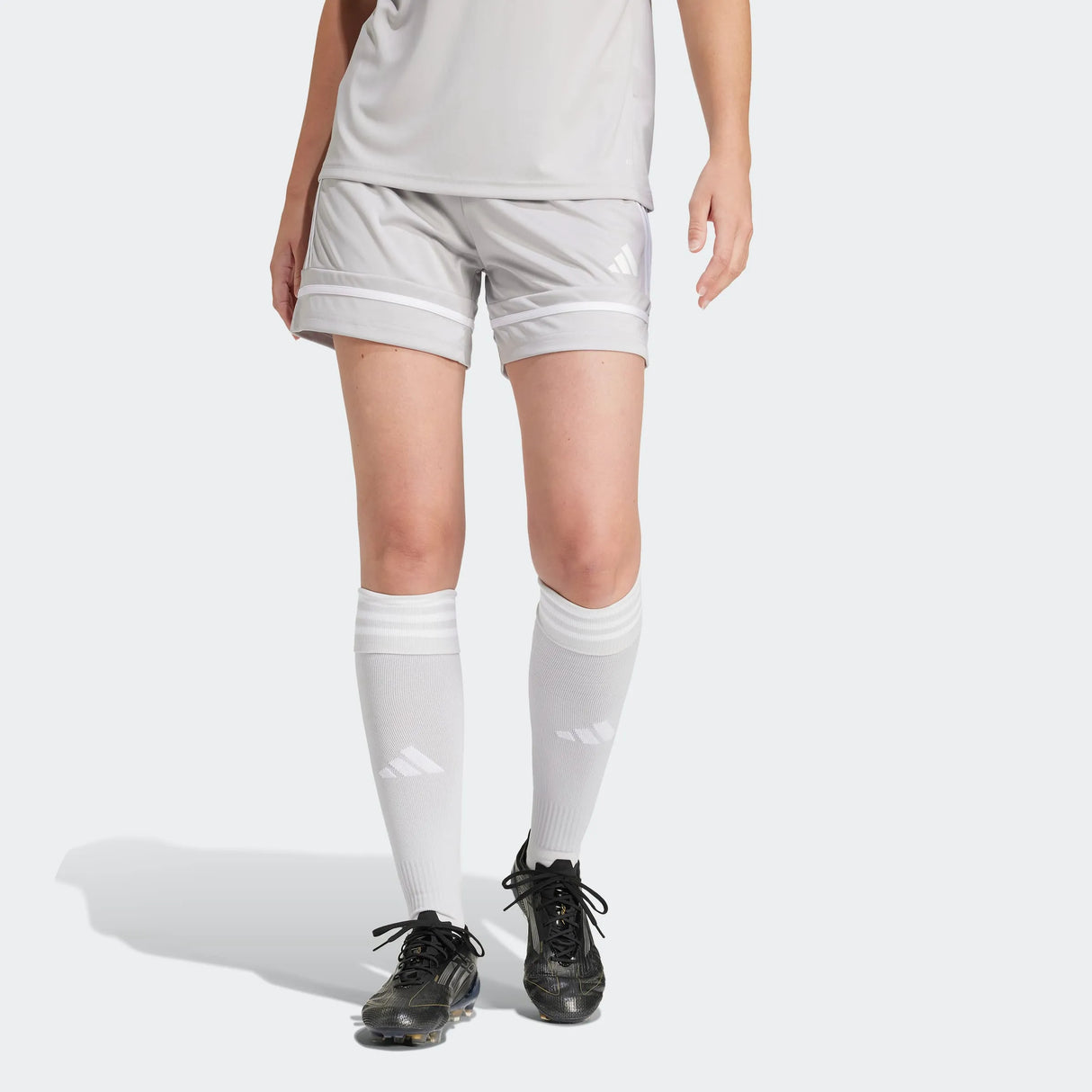 adidas Women's Squadra 25 Short - 5" Inseam Grey - 6