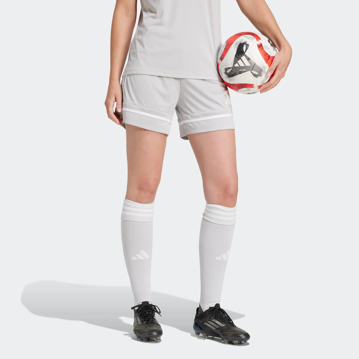 adidas Women's Squadra 25 Short - 5" Inseam Grey - 7