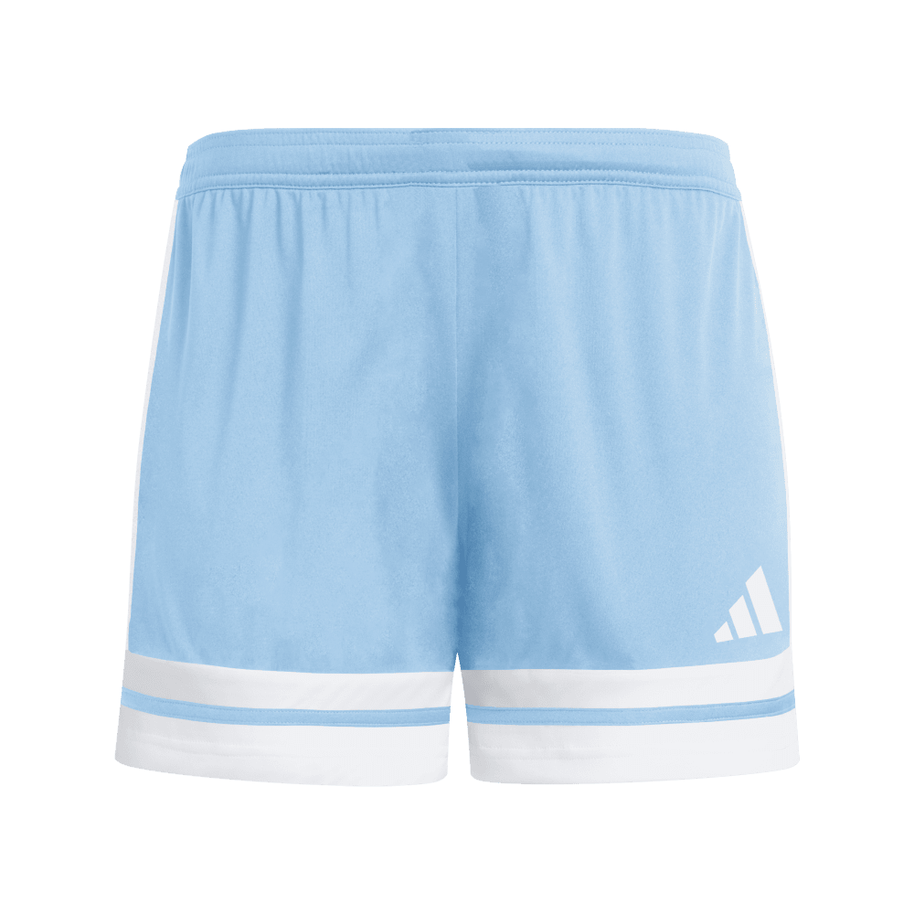 adidas Women's Squadra 25 Short - 5" Inseam Light Blue - 1