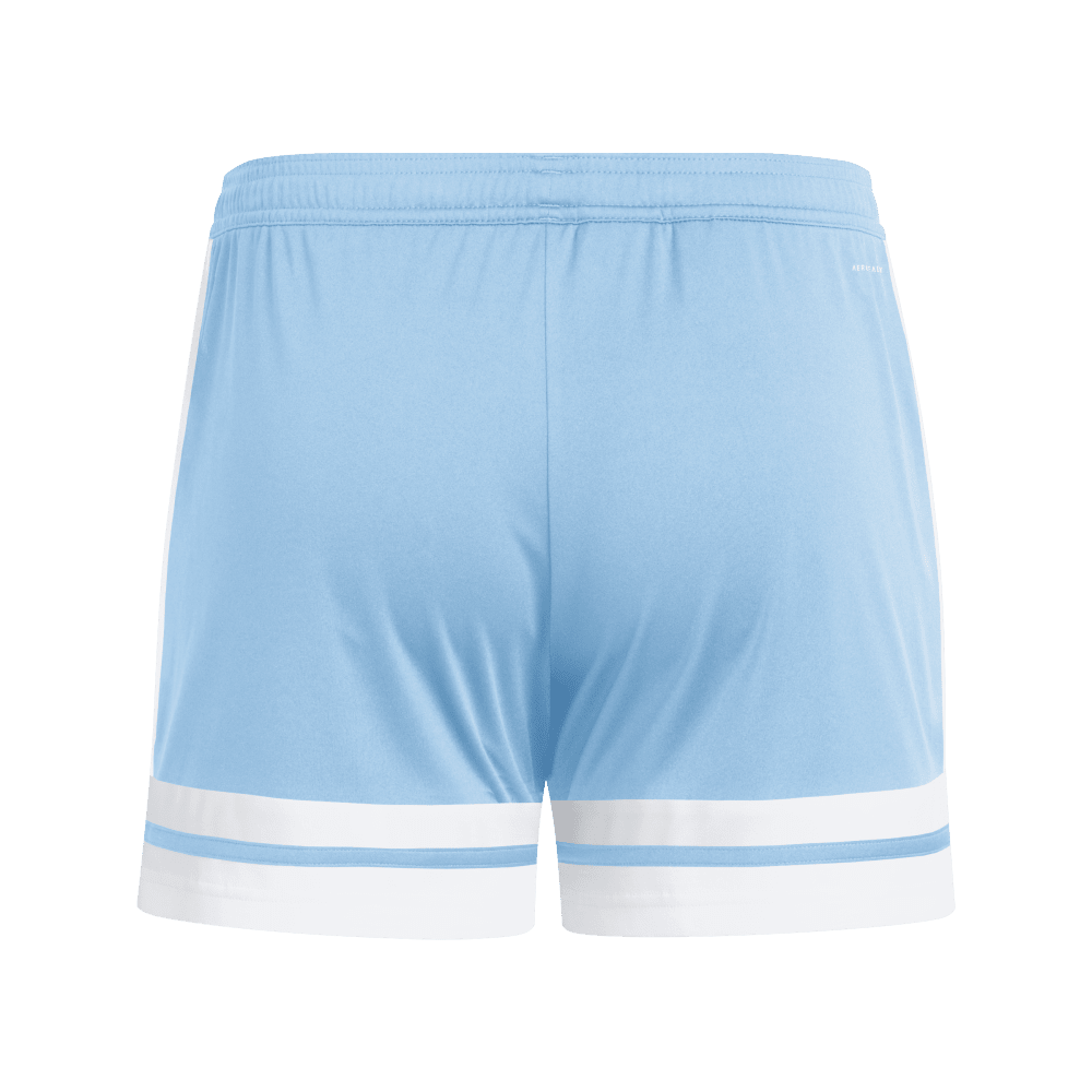 adidas Women's Squadra 25 Short - 5" Inseam Light Blue - 2