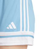 adidas Women's Squadra 25 Short - 5" Inseam Light Blue - 3