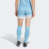 adidas Women's Squadra 25 Short - 5" Inseam Light Blue - 6