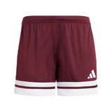 adidas Women's Squadra 25 Short - 5" Inseam Maroon - 1