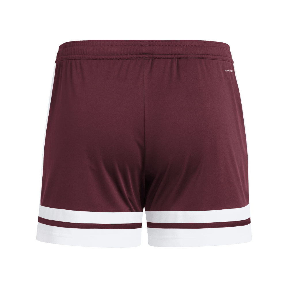 adidas Women's Squadra 25 Short - 5" Inseam Maroon - 2