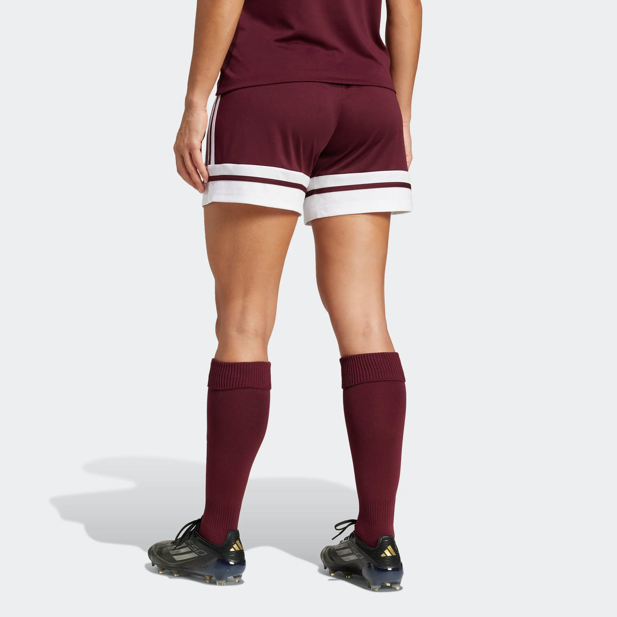 adidas Women's Squadra 25 Short - 5" Inseam Maroon - 6