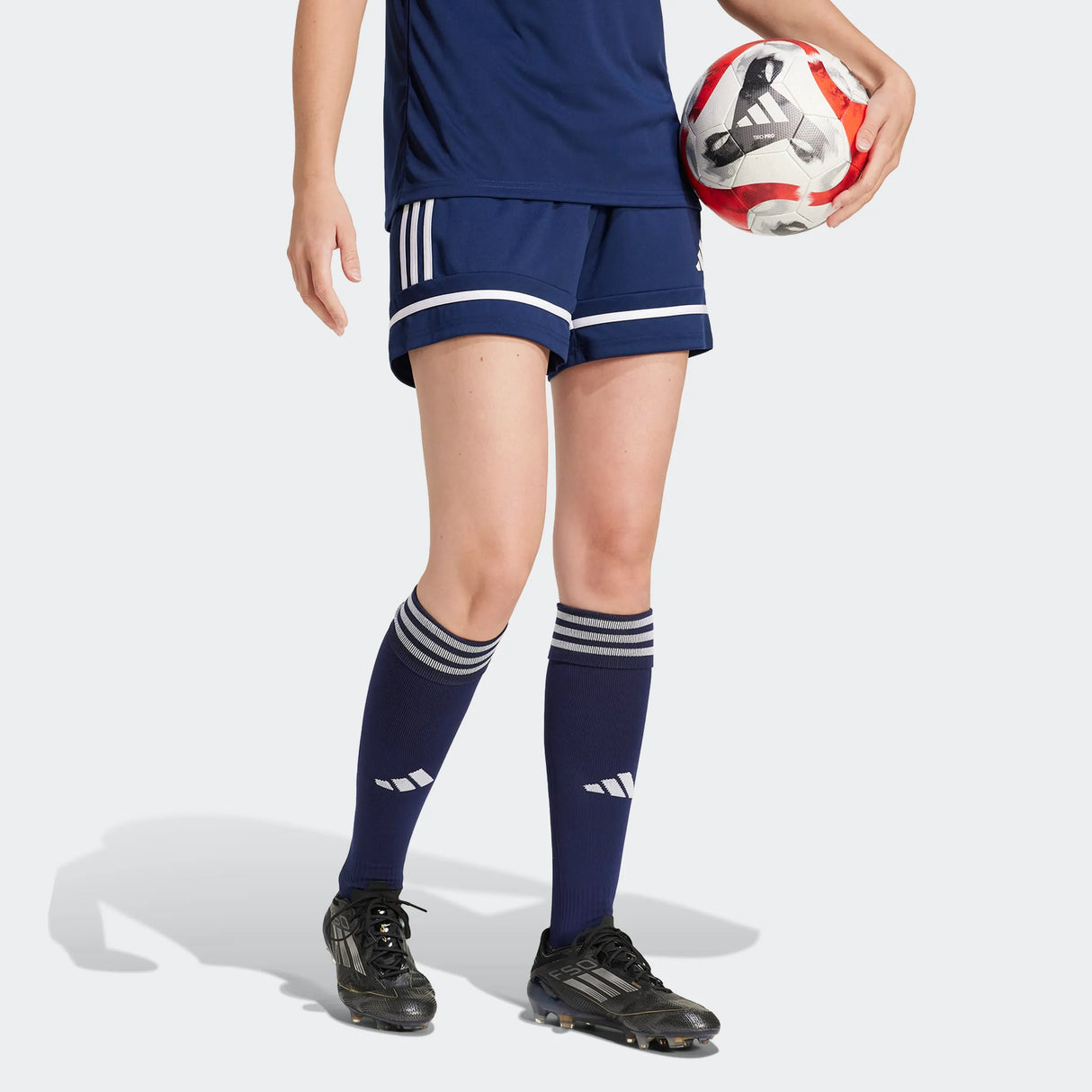 adidas Women's Squadra 25 Short - 5" Inseam Navy - 5