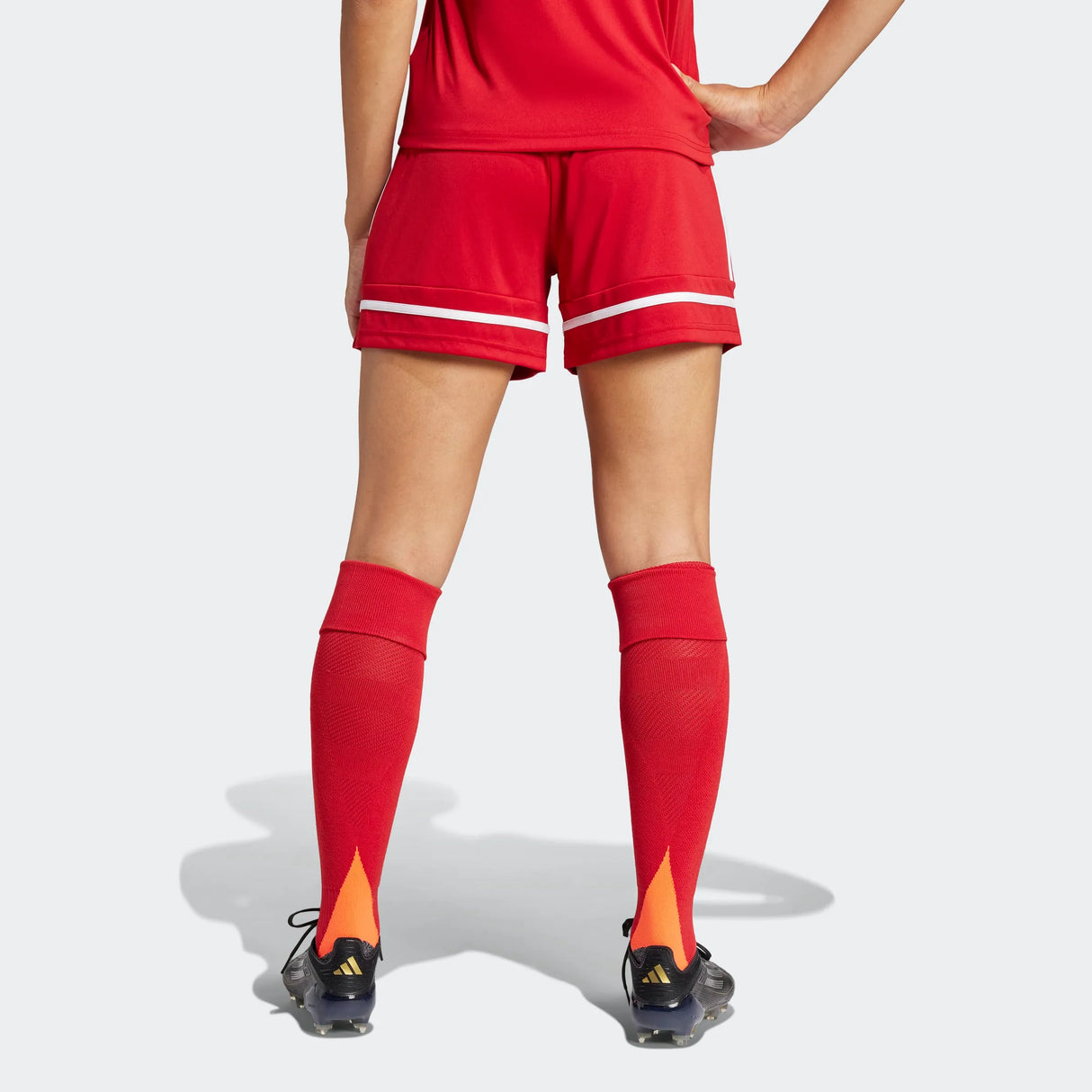 adidas Women's Squadra 25 Short - 5" Inseam Red - 7