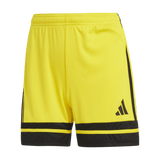 adidas Women's Squadra 25 Short - 5" Inseam Yellow - 1