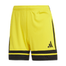 adidas Women's Squadra 25 Short - 5" Inseam Yellow - 1