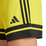 adidas Women's Squadra 25 Short - 5" Inseam Yellow - 3