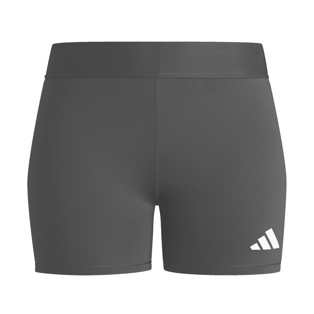 adidas Women's TechFit Volleyball Short - 4" Inseam Grey - 1