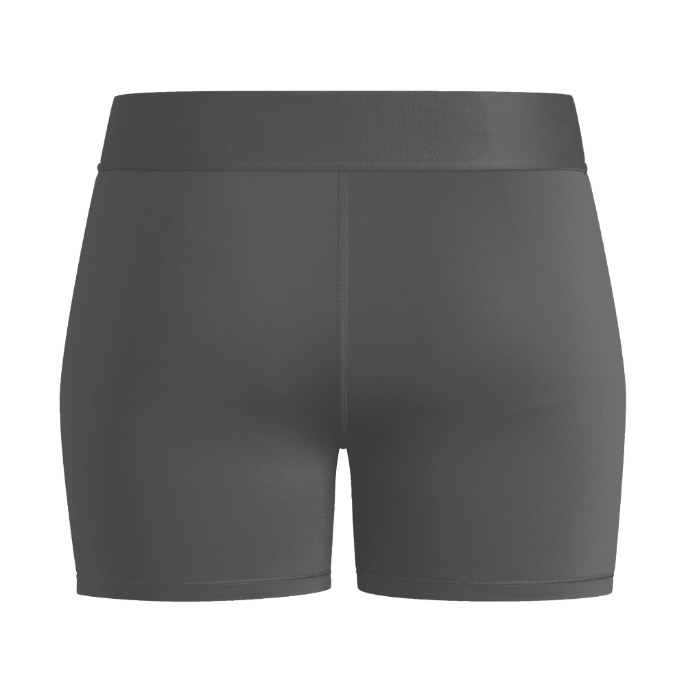 adidas Women's TechFit Volleyball Short - 4" Inseam Grey - 2