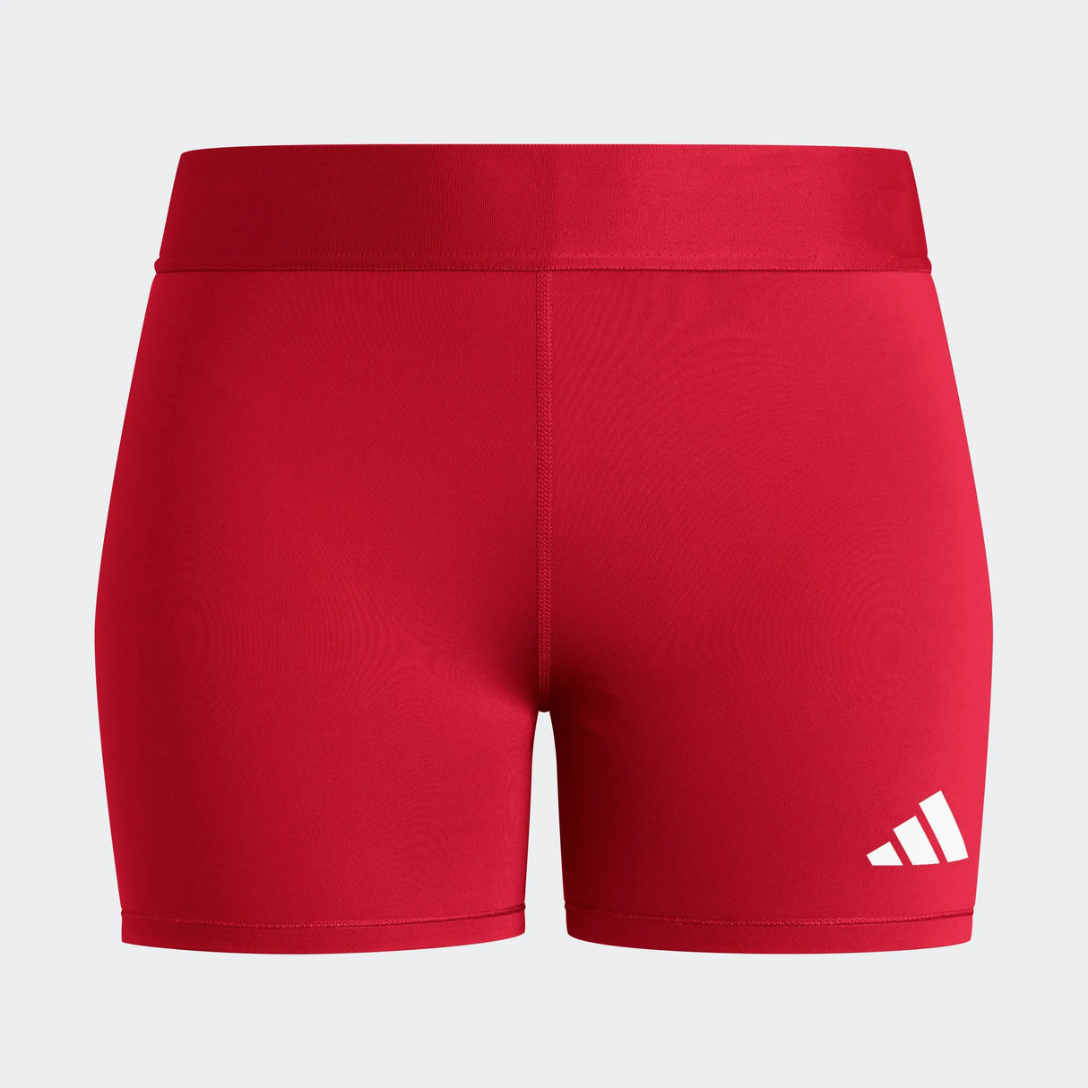 adidas Women's TechFit Volleyball Short - 4" Inseam Red - 3
