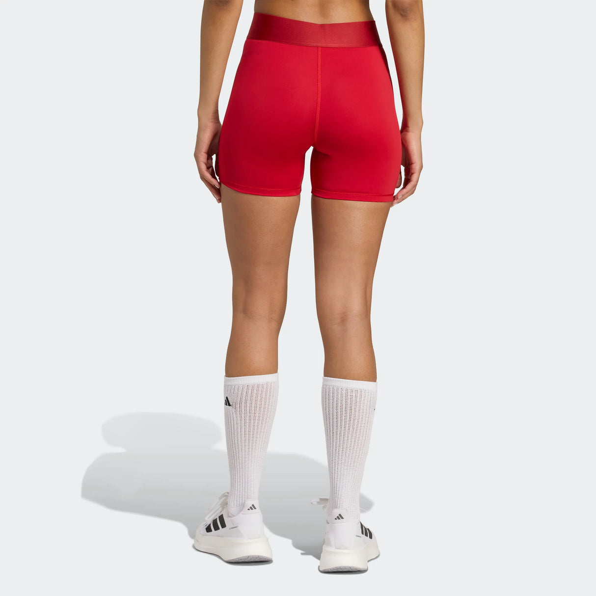 adidas Women's TechFit Volleyball Short - 4" Inseam Red - 5