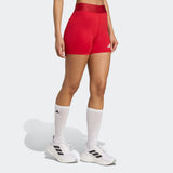 adidas Women's TechFit Volleyball Short - 4" Inseam Red - 6