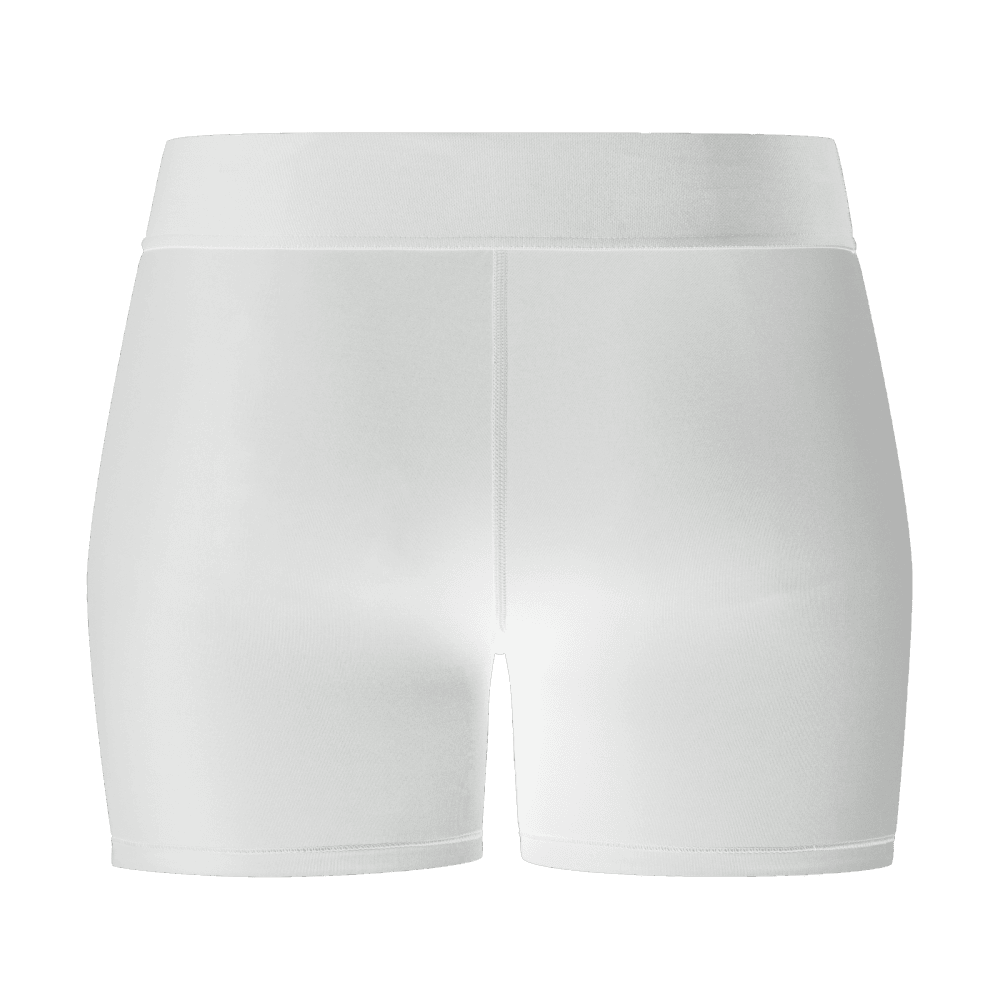 adidas Women's TechFit Volleyball Short - 4" Inseam White - 2