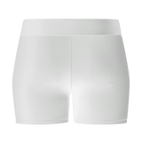 adidas Women's TechFit Volleyball Short - 4" Inseam White - 2