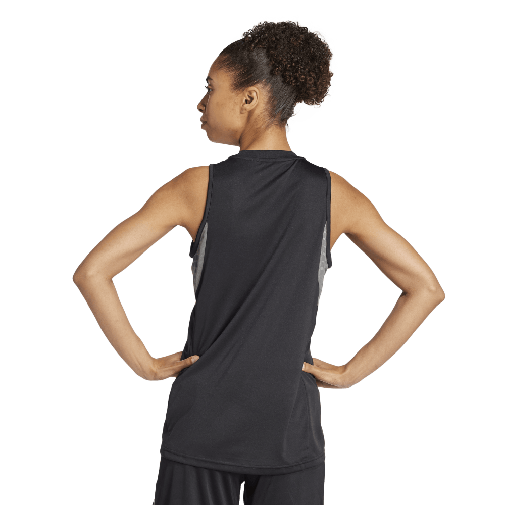 adidas Women's Tiro25 Competition Sleeveless Jersey Black - 4