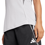 adidas Women's Tiro25 Competition Sleeveless Jersey Light Gray - 7