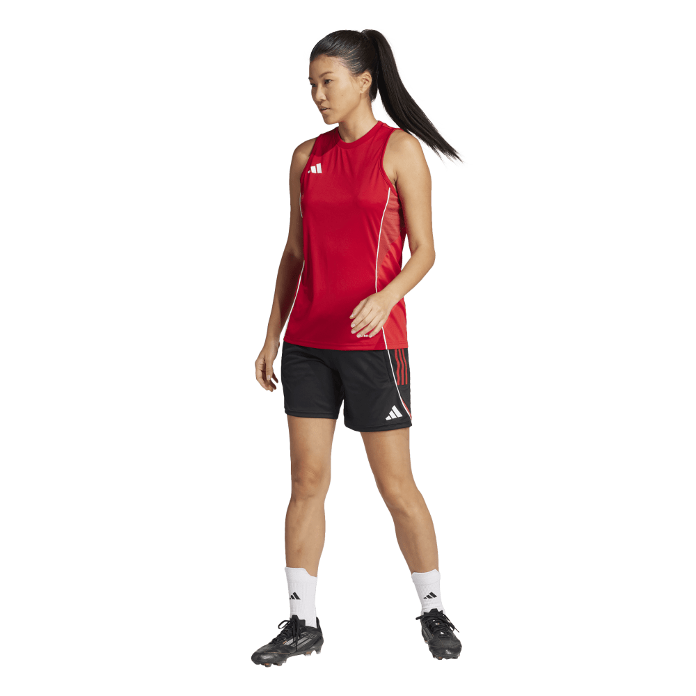 adidas Women's Tiro25 Competition Sleeveless Jersey Red - 6