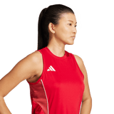adidas Women's Tiro25 Competition Sleeveless Jersey Red - 7