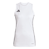 adidas Women's Tiro25 Competition Sleeveless Jersey White - 1