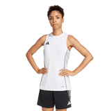 adidas Women's Tiro25 Competition Sleeveless Jersey White - 3