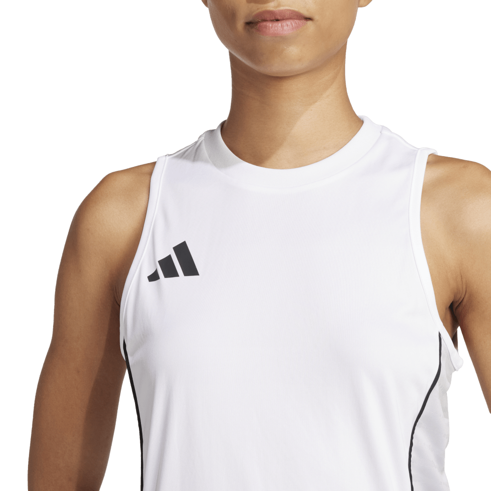adidas Women's Tiro25 Competition Sleeveless Jersey White - 6