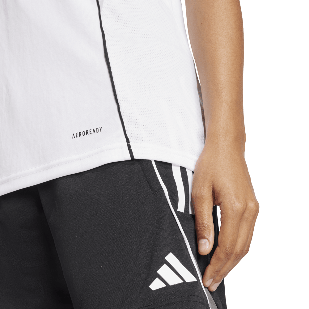adidas Women's Tiro25 Competition Sleeveless Jersey White - 7