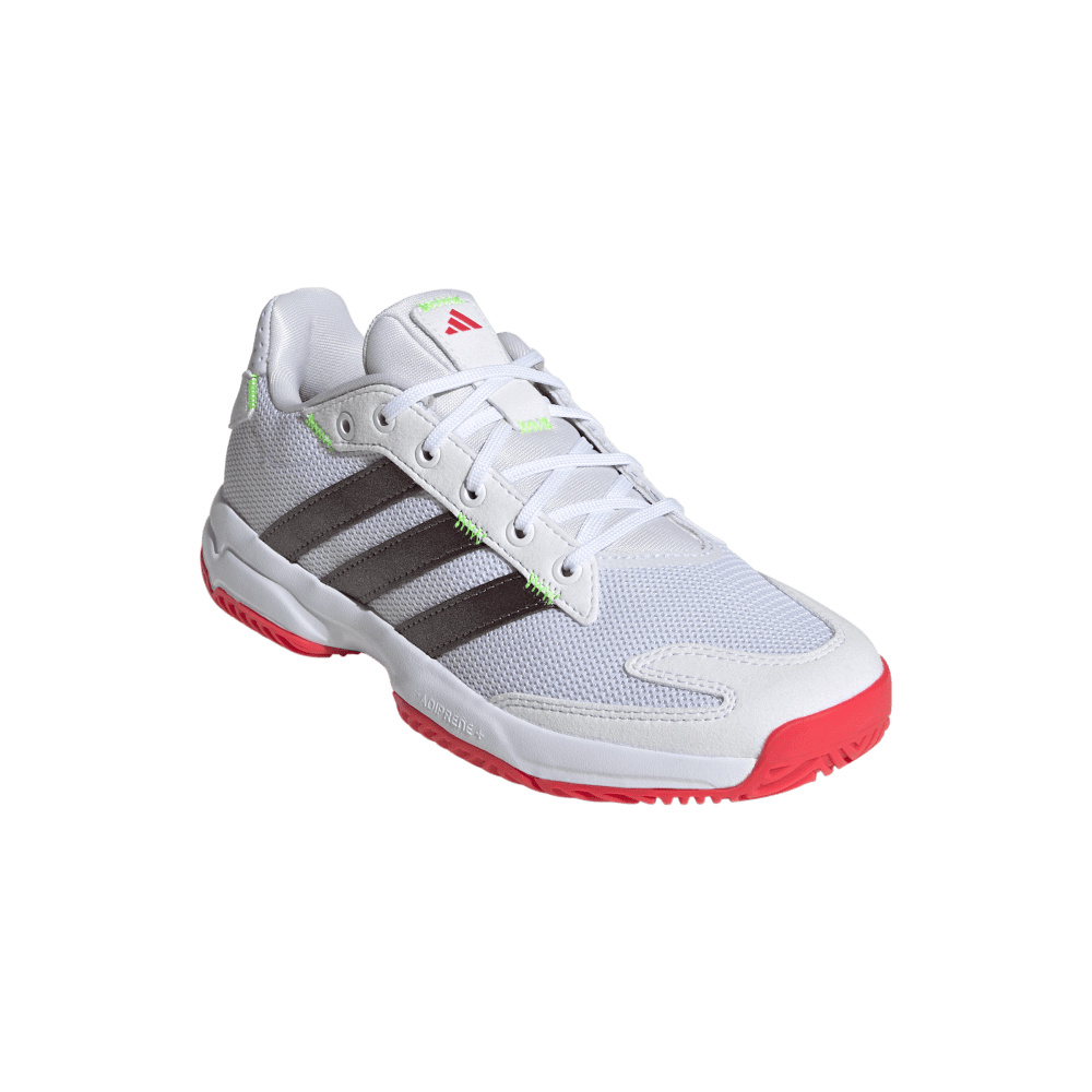 adidas Youth Stabil K Volleyball Shoe White Red - 5