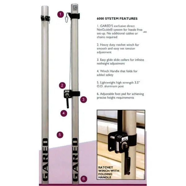 Gared RallyLine 3.5" 2Pole Universal Aluminum System All All