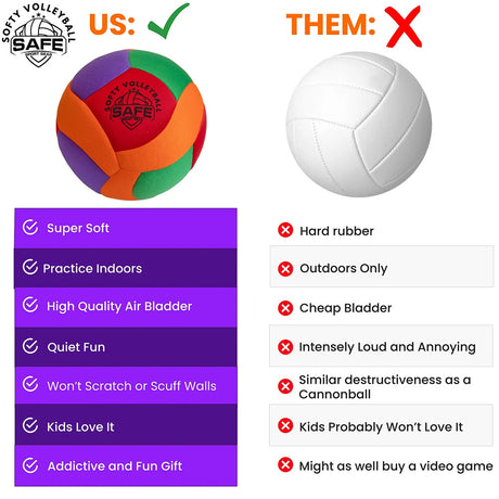 Softy Volleyball Indoor Volleyball - Red