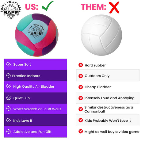 Softy Volleyball Indoor Volleyball - Teal