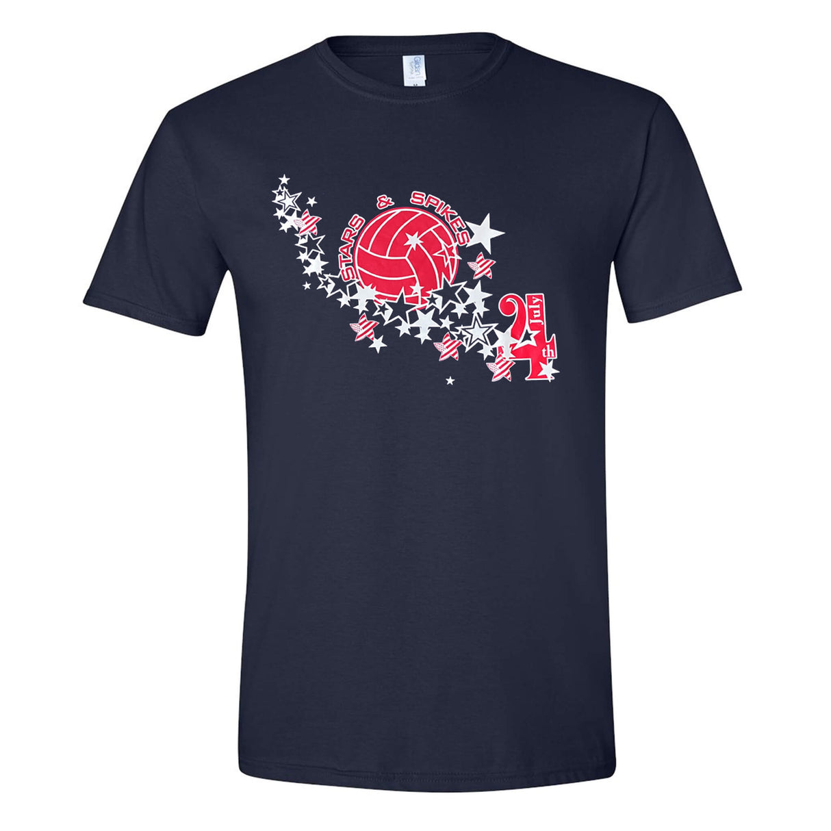 Volleyball Fourth of July T-Shirt
