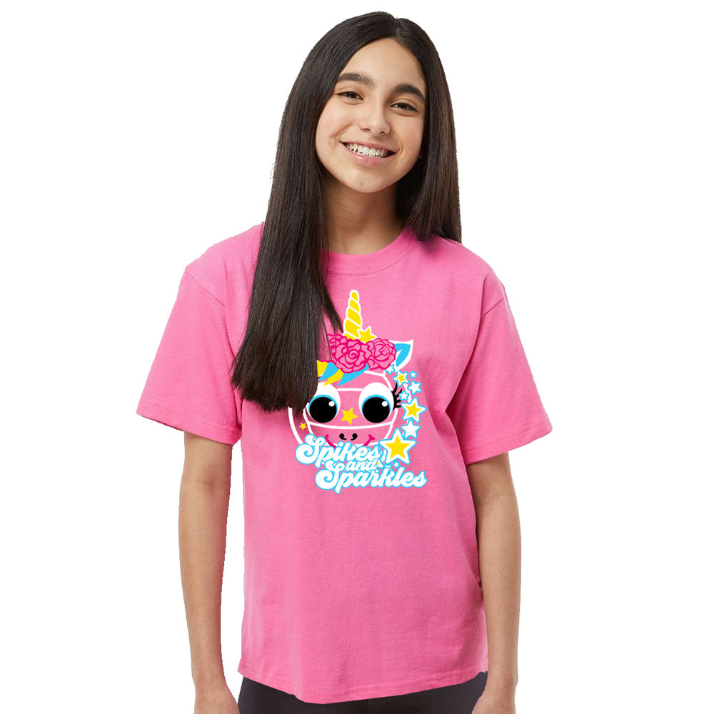 Spikes and Sparkles Volleyball T-Shirt