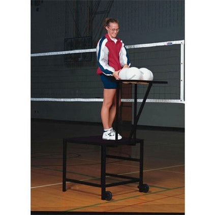 Coaches Spike/Set Stand with Ball Rack