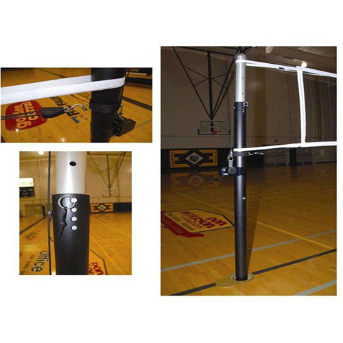 Aluminum Ace 2-Pole Volleyball System - 3.5" - Net Not Included