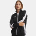Under Armour Women's Team Knit Warm-Up Jacket, black, front zip, long sleeves, best volleyball warm-up jacket | All Volleyball
