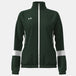 Under Armour Women's Team Knit Warm-Up Jacket in green with front zip and high collar, best volleyball warm-up jacket | All Volleyball