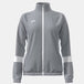 Under Armour Women's Team Knit Warm-Up Jacket is a gray, long-sleeved, zippered jacket made for best volleyball outfits | All Volleyball