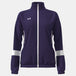 Under Armour Women's Team Knit Warm-Up Jacket in purple, featuring a full zip and collar design, best volleyball jacket. | All Volleyball