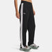 Under Armour Women's Team Knit Warm-Up Pant in black with elastic waistband, ideal for best volleyball training | All Volleyball