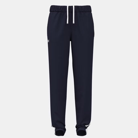 Under Armour Women's Team Knit Warm-Up Pant, navy blue, features streamlined design; best volleyball pants | All Volleyball