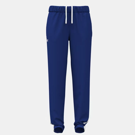 Under Armour Women's Team Knit Warm-Up Pant in royal blue with elastic waist and sleek design, best volleyball attire | All Volleyball