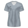 CustomFuze Women's Stocked Sublimated Short Sleeve Volleyball Jersey blue grey